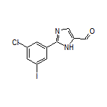 2-(3-Chloro-5-iodophenyl)-1H-imidazole-5-carbaldehyde