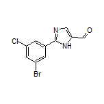 2-(3-Bromo-5-chlorophenyl)-1H-imidazole-5-carbaldehyde