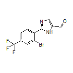 2-[2-Bromo-4-(trifluoromethyl)phenyl]-1H-imidazole-5-carbaldehyde