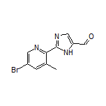 2-(5-Bromo-3-methyl-2-pyridyl)imidazole-5-carbaldehyde