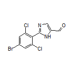 2-(4-Bromo-2,6-dichlorophenyl)-1H-imidazole-5-carbaldehyde