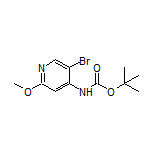 5-Bromo-N-Boc-2-methoxypyridin-4-amine