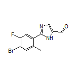 2-(4-Bromo-5-fluoro-2-methylphenyl)-1H-imidazole-5-carbaldehyde