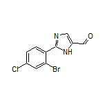 2-(2-Bromo-4-chlorophenyl)-1H-imidazole-5-carbaldehyde