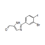 2-(3-Bromo-4-iodophenyl)-1H-imidazole-5-carbaldehyde