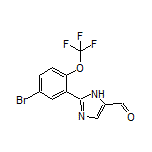 2-[5-Bromo-2-(trifluoromethoxy)phenyl]-1H-imidazole-5-carbaldehyde