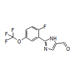 2-[2-Fluoro-5-(trifluoromethoxy)phenyl]-1H-imidazole-5-carbaldehyde