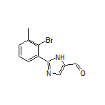 2-(2-Bromo-3-methylphenyl)-1H-imidazole-5-carbaldehyde