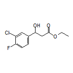 Ethyl 3-(3-Chloro-4-fluorophenyl)-3-hydroxypropanoate