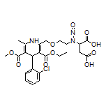 2-[[2-[[4-(2-Chlorophenyl)-3-(ethoxycarbonyl)-5-(methoxycarbonyl)-6-methyl-1,4-dihydropyridin-2-yl]methoxy]ethyl](nitroso)amino]succinic Acid