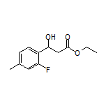 Ethyl 3-(2-Fluoro-4-methylphenyl)-3-hydroxypropanoate