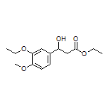 Ethyl 3-(3-Ethoxy-4-methoxyphenyl)-3-hydroxypropanoate