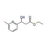 Ethyl 3-Hydroxy-3-(6-methyl-2-pyridyl)propanoate