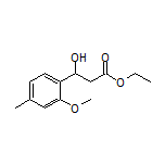 Ethyl 3-Hydroxy-3-(2-methoxy-4-methylphenyl)propanoate