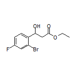 Ethyl 3-(2-Bromo-4-fluorophenyl)-3-hydroxypropanoate