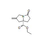 Ethyl (S)-2-Methylene-5-oxohexahydro-1H-pyrrolizine-7a-carboxylate