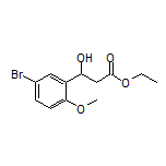 Ethyl 3-(5-Bromo-2-methoxyphenyl)-3-hydroxypropanoate