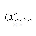 Ethyl 3-(2-Bromo-3-methylphenyl)-3-hydroxypropanoate