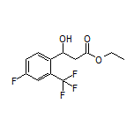 Ethyl 3-[4-Fluoro-2-(trifluoromethyl)phenyl]-3-hydroxypropanoate