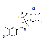 3-(4-Bromo-3-methylphenyl)-5-(3,5-dichloro-4-fluorophenyl)-5-(trifluoromethyl)-4,5-dihydroisoxazole