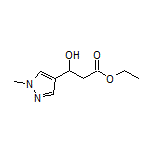 Ethyl 3-Hydroxy-3-(1-methyl-4-pyrazolyl)propanoate