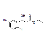 Ethyl 3-(5-Bromo-2-iodophenyl)-3-hydroxypropanoate