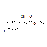 Ethyl 3-(4-Fluoro-3-methylphenyl)-3-hydroxypropanoate