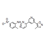 N-(2-Methyl-5-nitrophenyl)-4-[5-(4-methyl-5-isoxazolyl)-3-pyridyl]pyrimidin-2-amine