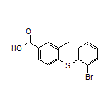 4-[(2-Bromophenyl)thio]-3-methylbenzoic Acid