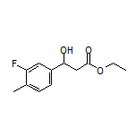 Ethyl 3-(3-Fluoro-4-methylphenyl)-3-hydroxypropanoate