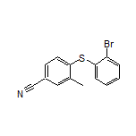 4-[(2-Bromophenyl)thio]-3-methylbenzonitrile