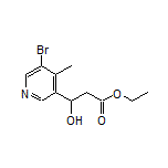 Ethyl 3-(5-Bromo-4-methyl-3-pyridyl)-3-hydroxypropanoate