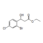 Ethyl 3-(2-Bromo-4-chlorophenyl)-3-hydroxypropanoate