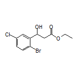 Ethyl 3-(2-Bromo-5-chlorophenyl)-3-hydroxypropanoate