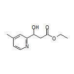 Ethyl 3-Hydroxy-3-(4-methyl-2-pyridyl)propanoate