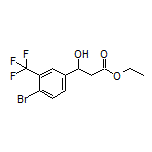 Ethyl 3-[4-Bromo-3-(trifluoromethyl)phenyl]-3-hydroxypropanoate