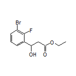 Ethyl 3-(3-Bromo-2-fluorophenyl)-3-hydroxypropanoate