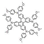 N3,N3,N6,N6,N11,N11,N14,N14-Octakis(4-methoxyphenyl)dibenzo[g,p]chrysene-3,6,11,14-tetraamine