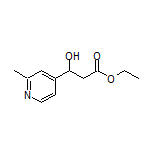 Ethyl 3-Hydroxy-3-(2-methyl-4-pyridyl)propanoate