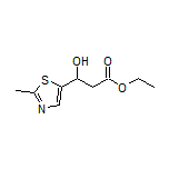 Ethyl 3-Hydroxy-3-(2-methyl-5-thiazolyl)propanoate