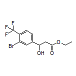 Ethyl 3-[3-Bromo-4-(trifluoromethyl)phenyl]-3-hydroxypropanoate