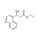 Ethyl 3-Hydroxy-3-(4-quinolyl)propanoate