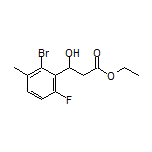 Ethyl 3-(2-Bromo-6-fluoro-3-methylphenyl)-3-hydroxypropanoate