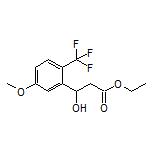 Ethyl 3-Hydroxy-3-[5-methoxy-2-(trifluoromethyl)phenyl]propanoate