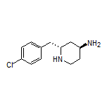 (2R,4S)-2-(4-Chlorobenzyl)piperidin-4-amine