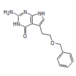 2-Amino-5-[2-(benzyloxy)ethyl]-3H-pyrrolo[2,3-d]pyrimidin-4(7H)-one