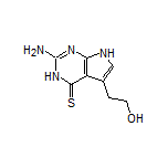 2-Amino-5-(2-hydroxyethyl)-3H-pyrrolo[2,3-d]pyrimidine-4(7H)-thione