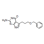 2-Amino-5-[3-(benzyloxy)propyl]-3H-pyrrolo[2,3-d]pyrimidin-4(7H)-one