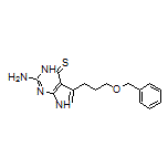 2-Amino-5-[3-(benzyloxy)propyl]-3H-pyrrolo[2,3-d]pyrimidine-4(7H)-thione