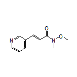 (E)-N-Methoxy-N-methyl-3-(3-pyridyl)acrylamide